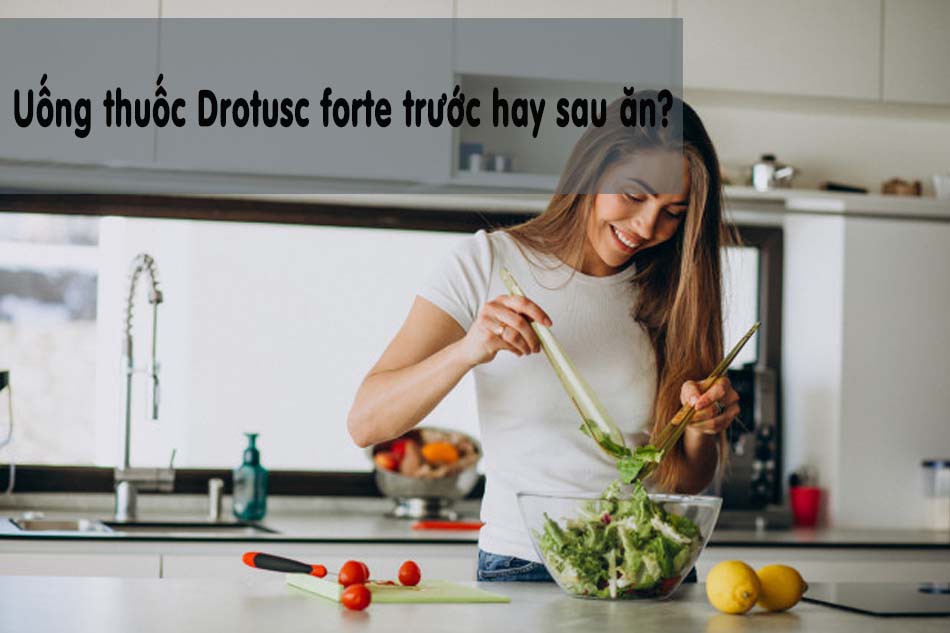 Uống thuốc Drotusc Forte 