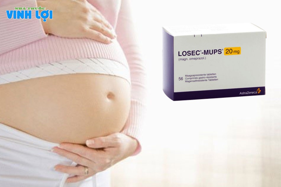 Phụ nữ có thai có sử dụng Losec mups được không?