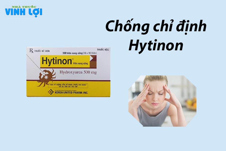 Chống chỉ định thuốc Hytinon 500mg
