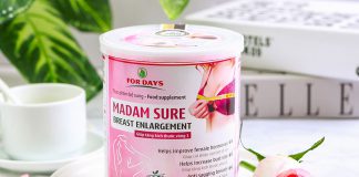 Bộ đôi sản phẩm Madam Sure Breast Enlargement For Days and Night