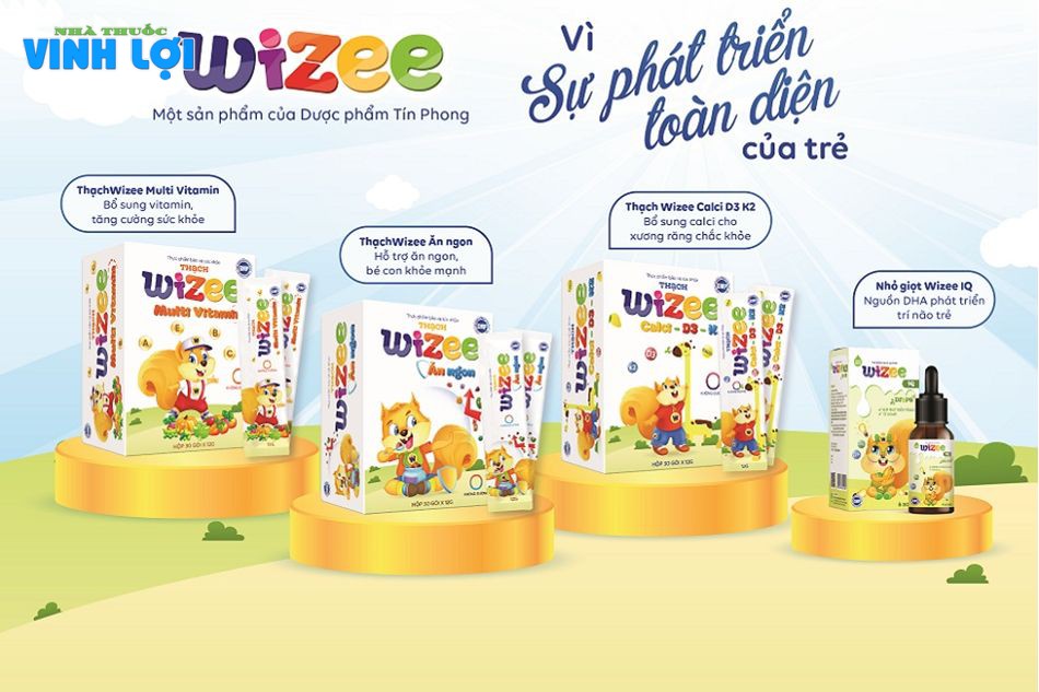 Wizee là bộ sản phẩm đặc chế dành cho trẻ với tiêu chí mang lại nguồn vi chất tối ưu nhất, an toàn nhất
