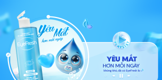 Chăm sóc mắt toàn diện chỉ với nước rửa mắt EyeFresh