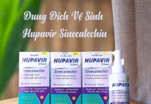 Dung Dịch Vệ Sinh Hupavir Sinecatechin