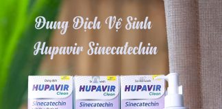 Dung Dịch Vệ Sinh Hupavir Sinecatechin