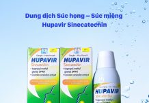 Dung dịch Súc họng – Súc miệng Hupavir Sinecatechin