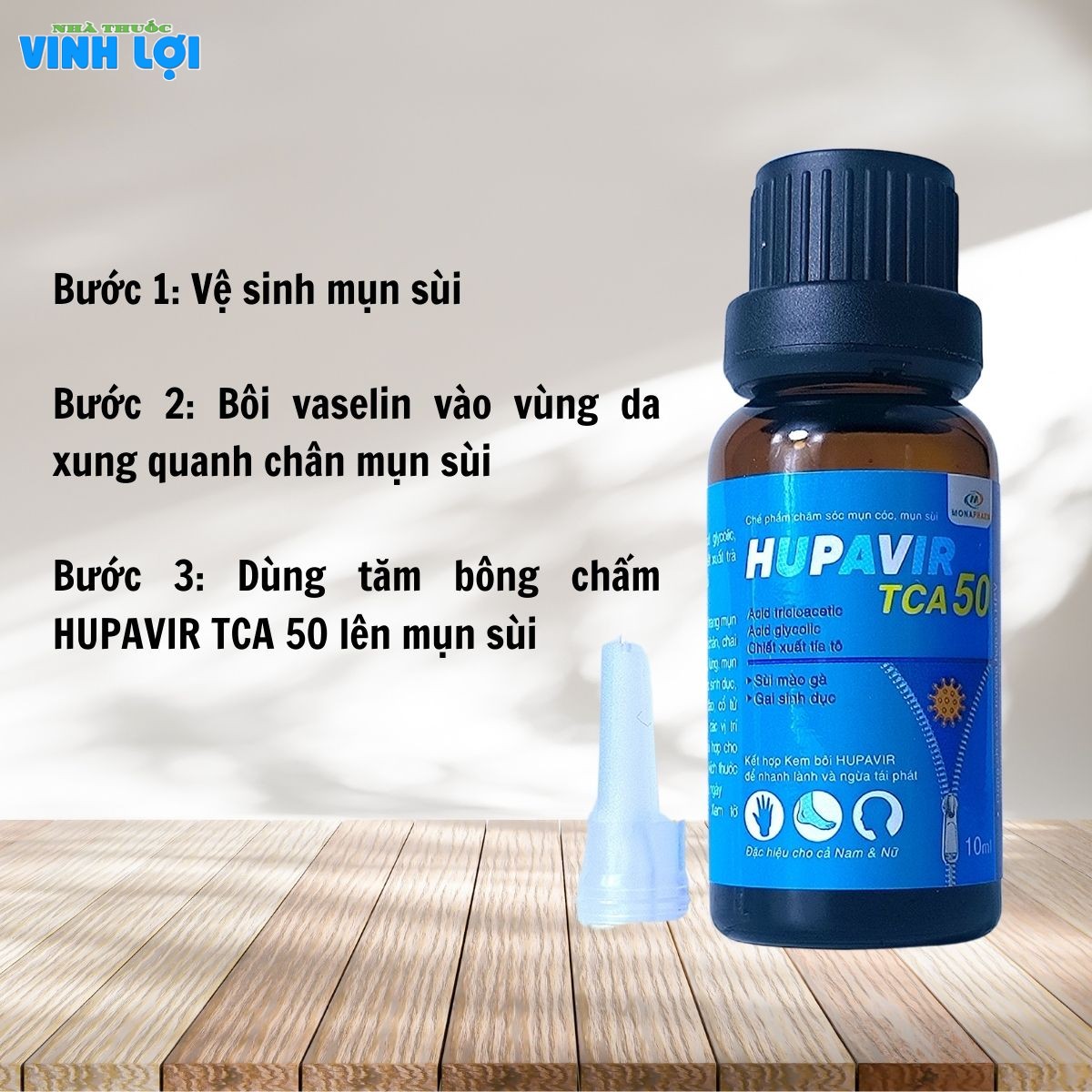 Hướng dẫn sử dụng HUPAVIR TCA 50