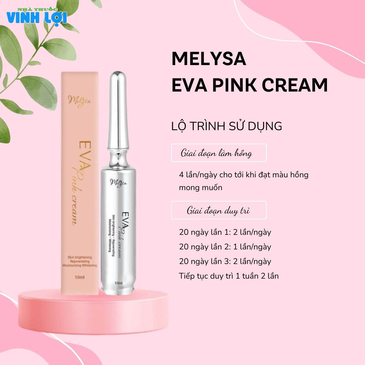 Melysa Eva Pink Cream