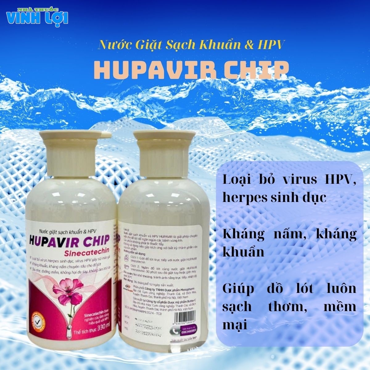 Công dụng của Hupavir Chip