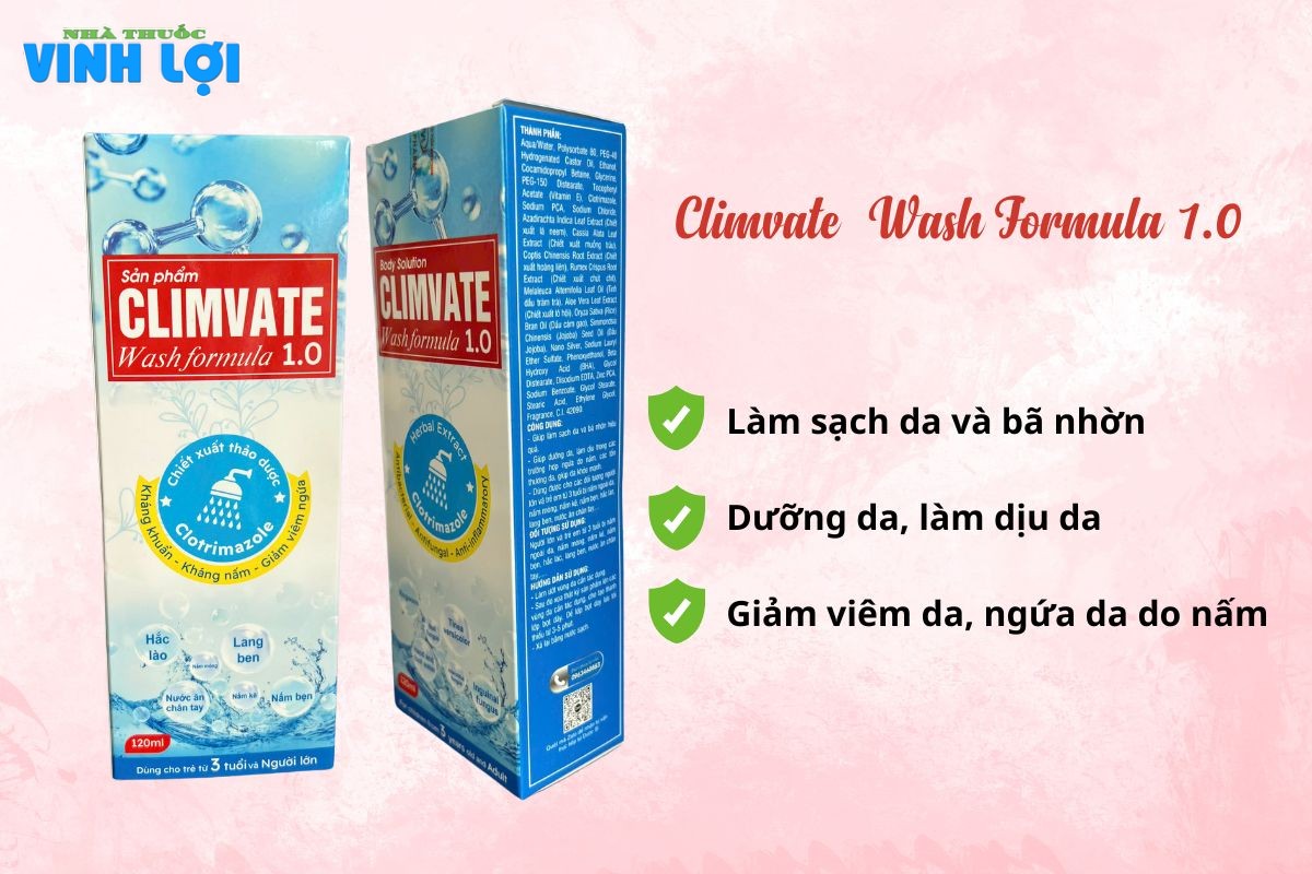 Công dụng của Climvate Wash Formula 1.0