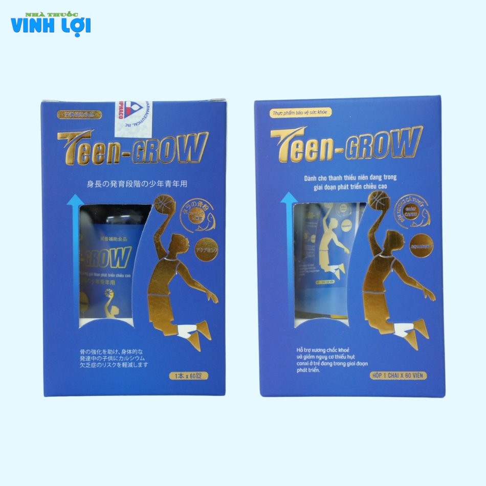 Sản phẩm Teen-Grow của Công ty Cổ phần Dược phẩm Vĩnh Phúc