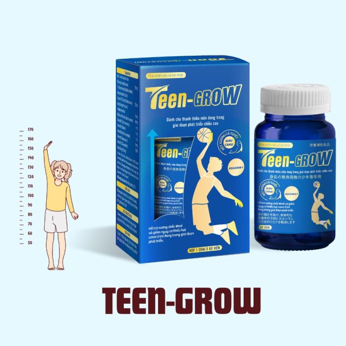 Viên uống Teen-Grow - 3 tác động toàn diện cho bé cao lớn mỗi ngày