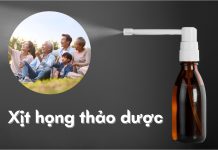 Top sản phẩm xịt họng thảo dược nhập khẩu tốt nhất