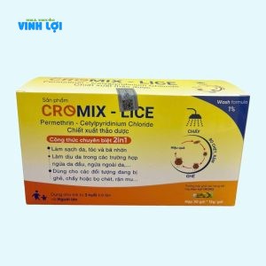 Dầu tắm gói Cromix lice