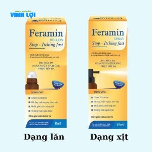 Feramin dạng lăn và xịt