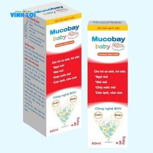 Xịt mũi sạch sâu Mucobay Baby