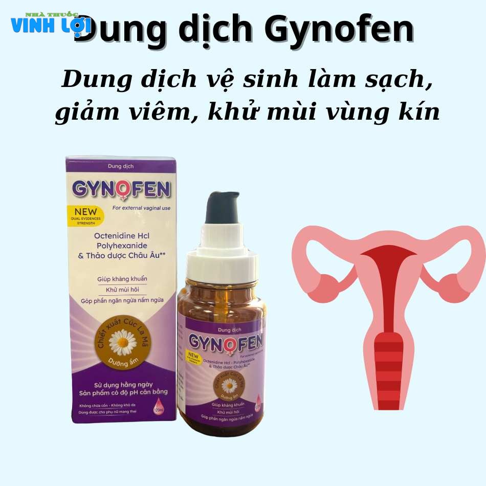 Dung dịch Gynofen vệ sinh vùng kín