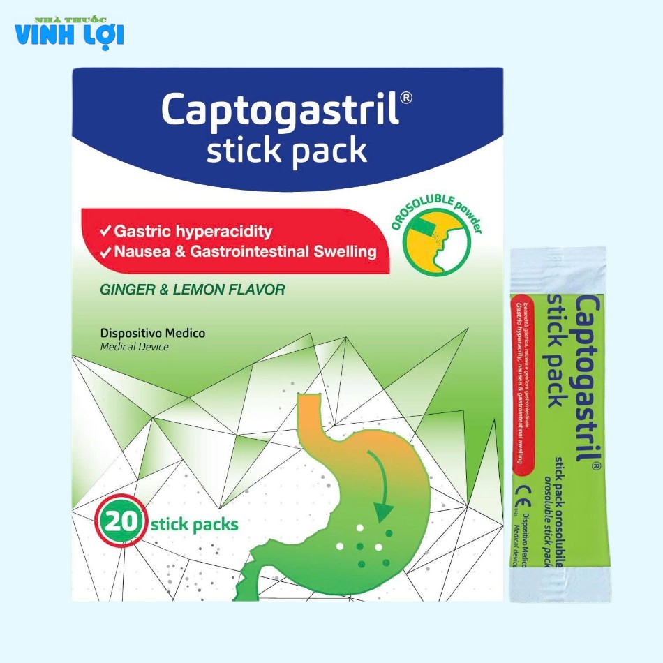 Captogastril được nhập khẩu từ Ý