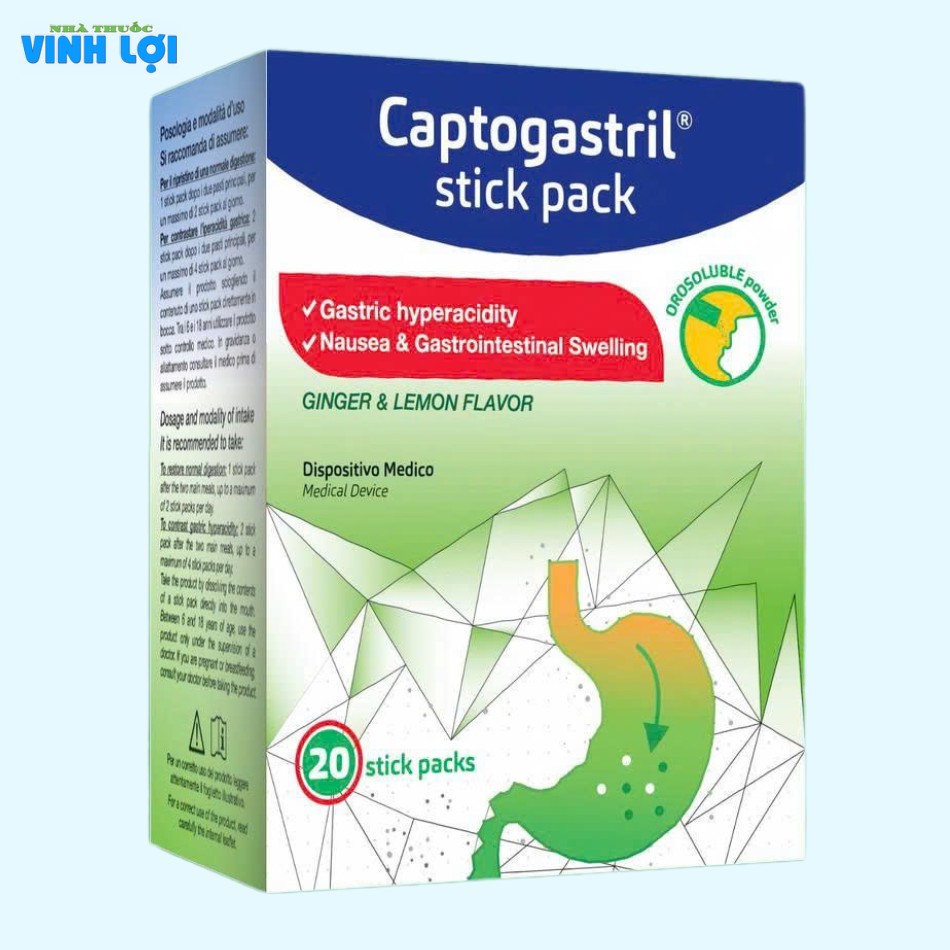 Cách sử dụng Captogastril