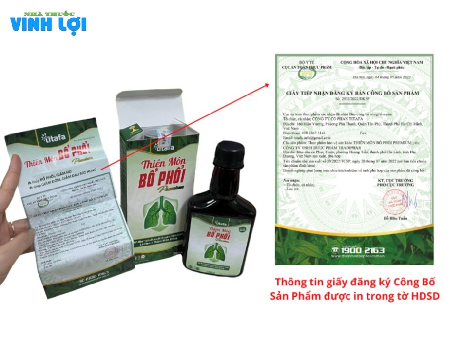 Thiên Môn Bổ Phổi Premium