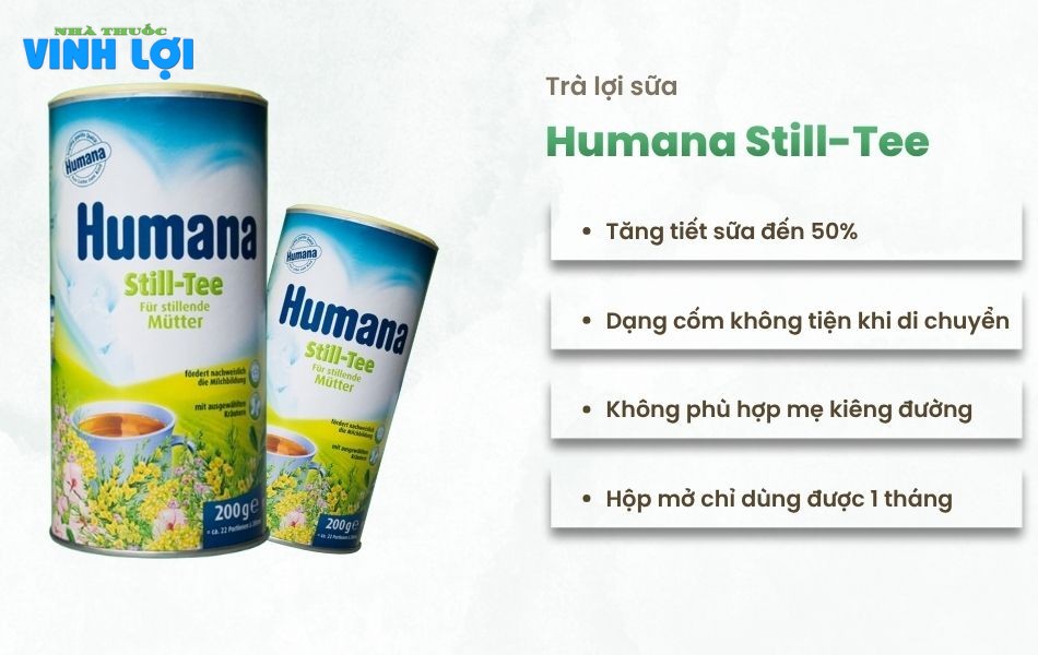 Trà lợi sữa Humana Still-Tee