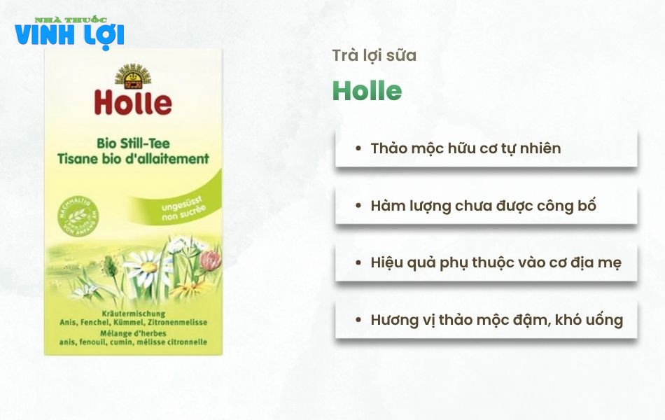 Trà lợi sữa Holle