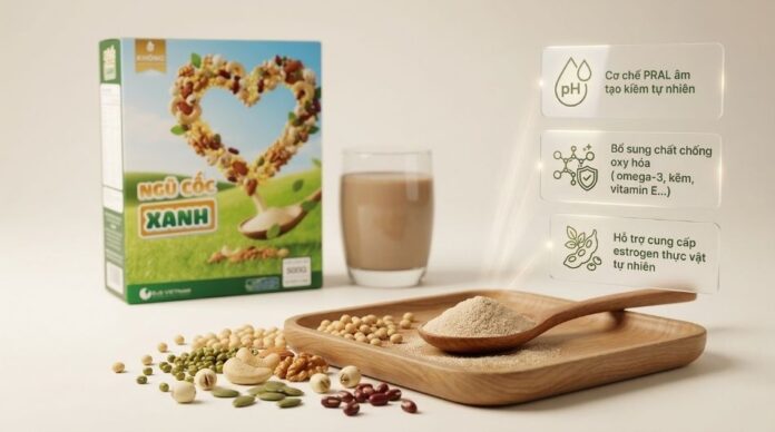 Ngũ cốc nội tiết tạo kiềm có cơ chế chuyển hóa và dinh dưỡng tự nhiên hỗ trợ sức khỏe cho bố mẹ đang muốn sinh con trai Ngũ cốc nội tiết tạo kiềm có cơ chế chuyển hóa và dinh dưỡng tự nhiên hỗ trợ sức khỏe cho bố mẹ đang muốn sinh con trai