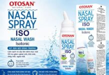 Otosan Nasal Spray Iso – Xịt rửa mũi đẳng trương giúp làm sạch và cấp ẩm niêm mạc mũi Otosan Nasal Spray Iso